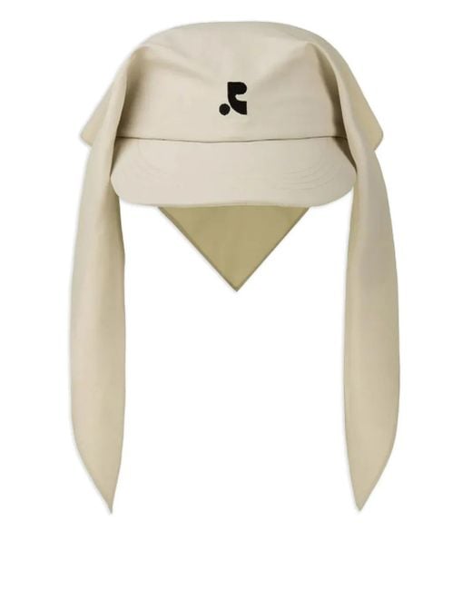 Cappello Da Baseball Con Bandana E Ricamo Logo di Rest&Recreation in White