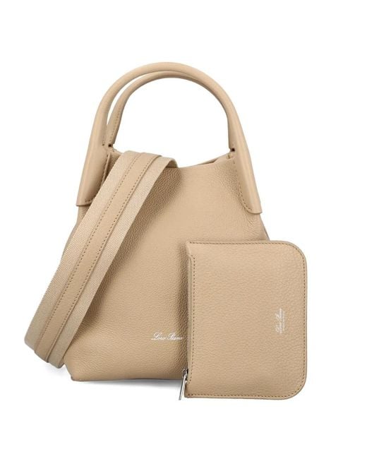 Loro Piana Natural Small Bale Tote Bag