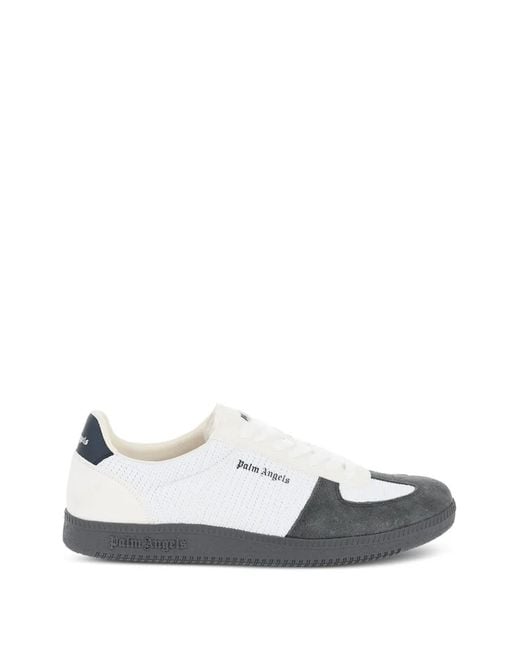 Palm Angels White Century Logo Sneakers for men