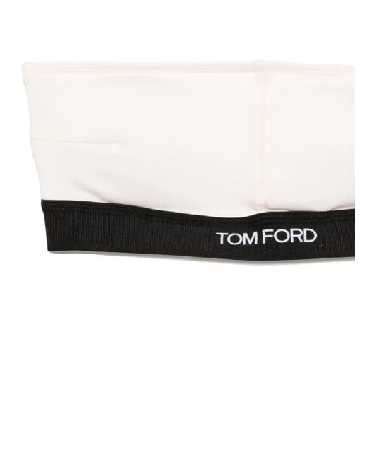 Tom Ford White Strapless Bra