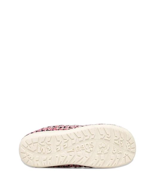 SUBU Pink Chaussons En Tweed