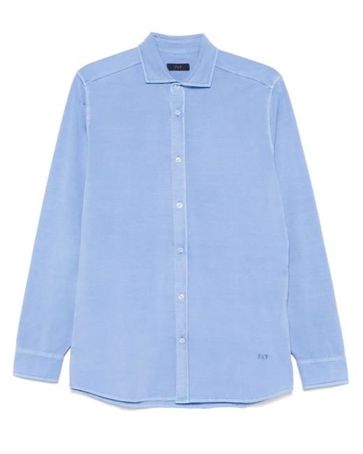 Camicia di Fay in Blue da Uomo