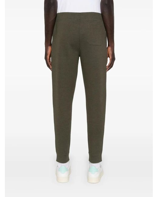 Polo Ralph Lauren Green Piqué Drawstring Track Pants for men