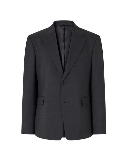 mfpen Black Button Jacket for men
