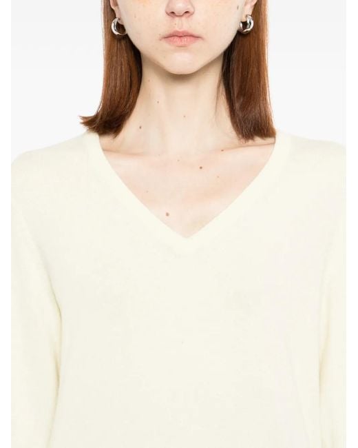 N.Peal Cashmere White Phoebe Sweater