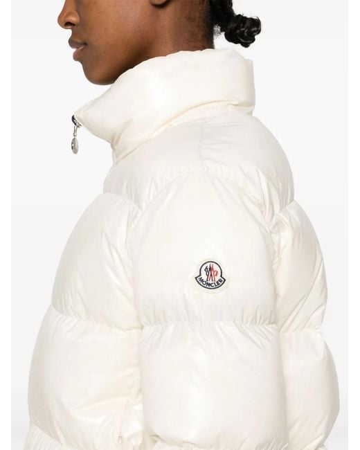 Moncler Abbadia Gewatteerd Jack in het Natural