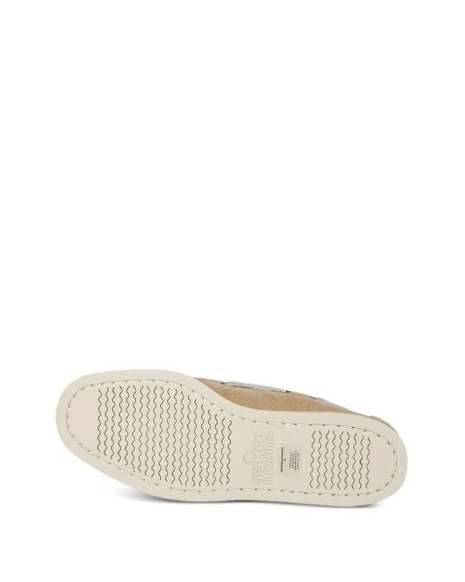 Sebago Brown Suede Boat Shoes for men
