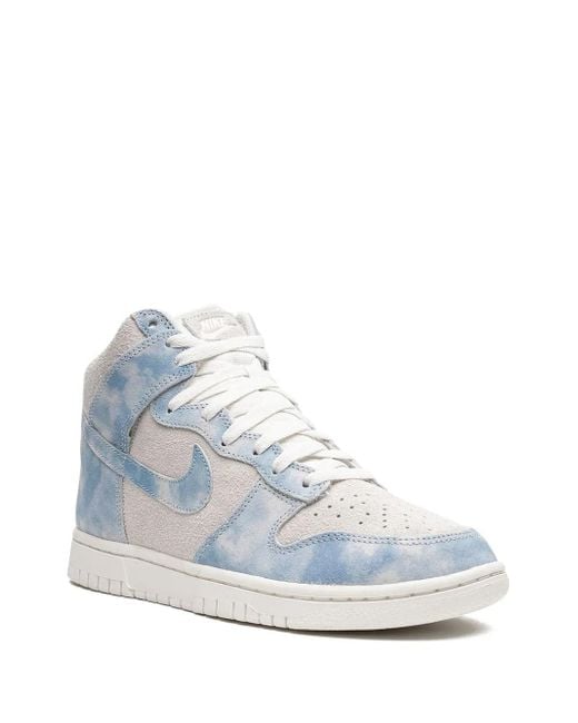 Nike Blue Dunk High "Clouds" Sneakers
