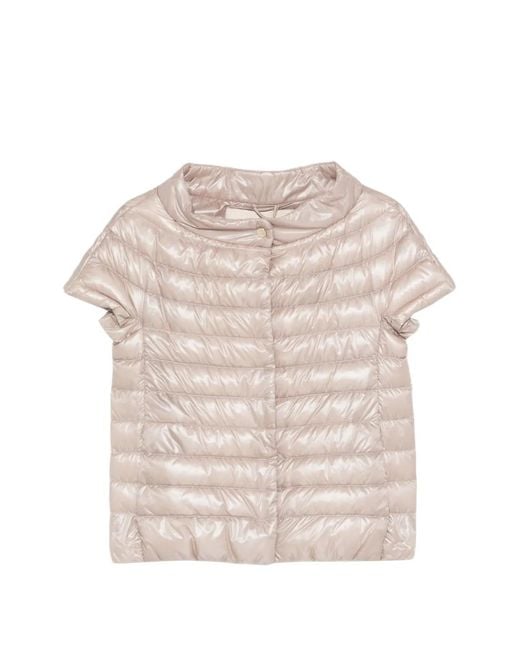 Herno White Cleofe Quilted Puffer Jacket