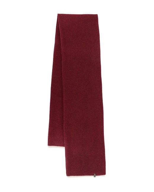 Brunello Cucinelli カシミア スカーフ Red