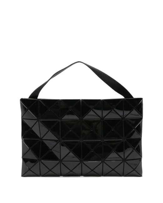 Issey Miyake Black Geometric-Panel Tote Bag
