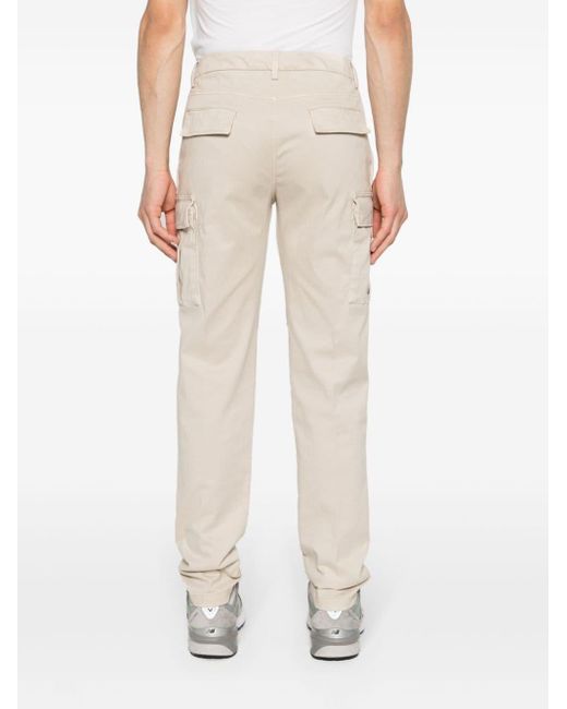 Eleventy Natural Mid-rise Cargo Trousers for men