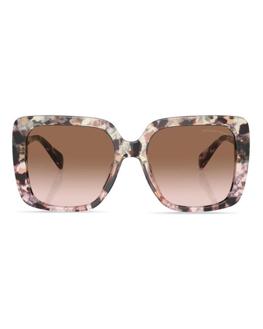 Michael Kors Mallorca Oversize-frame Sunglasses in Brown | Lyst