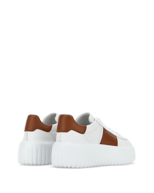 Hogan White Logo Sneakers
