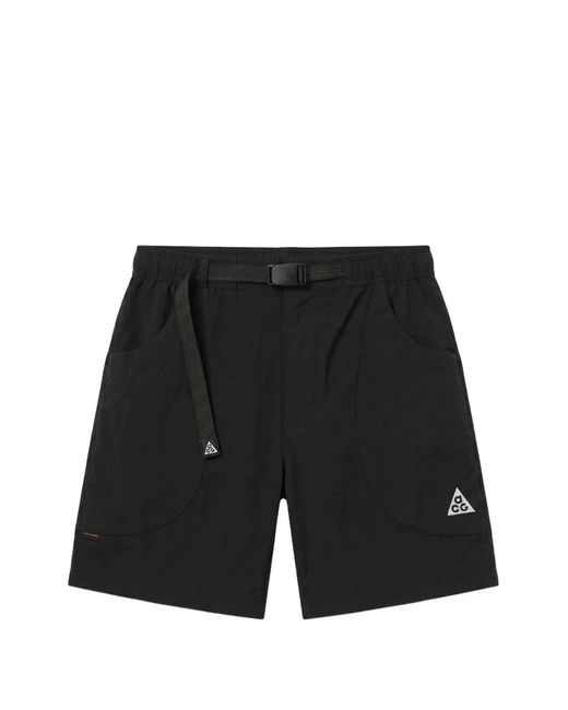 Nike Black Dolomiti Belted Shorts for men