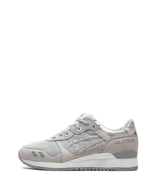 Asics Gray Suede Leather Gel-Lyte III Sneakers