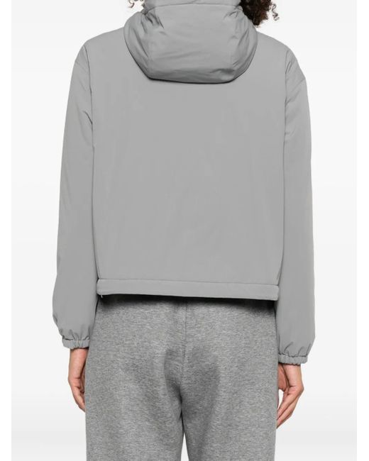 Chaqueta con capucha y cordones Herno de color Gray