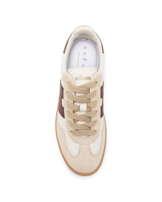 Hogan Pink Sneakers Mit Logo-Patch