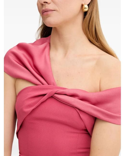 Marciano Pink Knot-Detail Maxi Dress