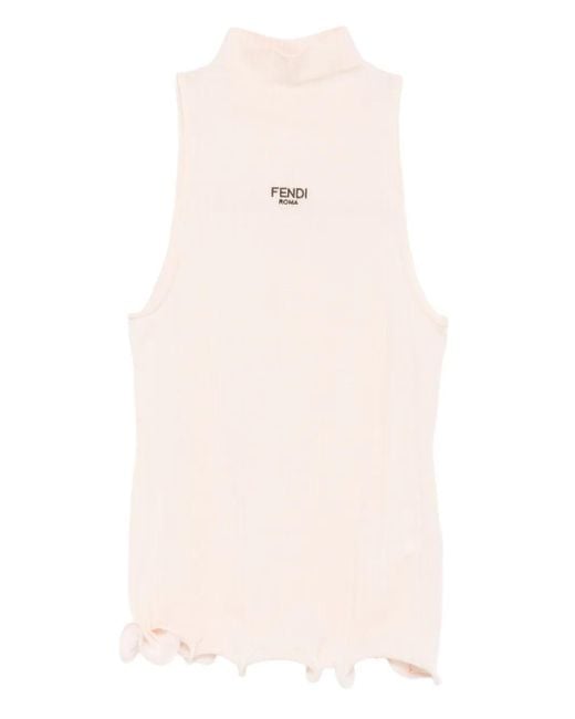 Fendi Top Met Col in het Pink