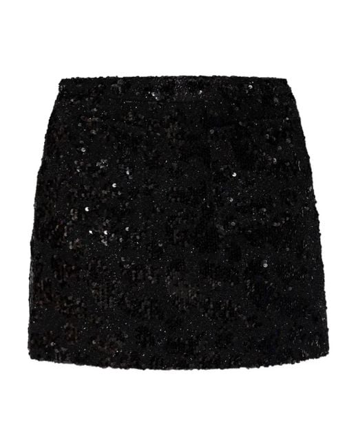Minijupe À Sequins IRO en coloris Black