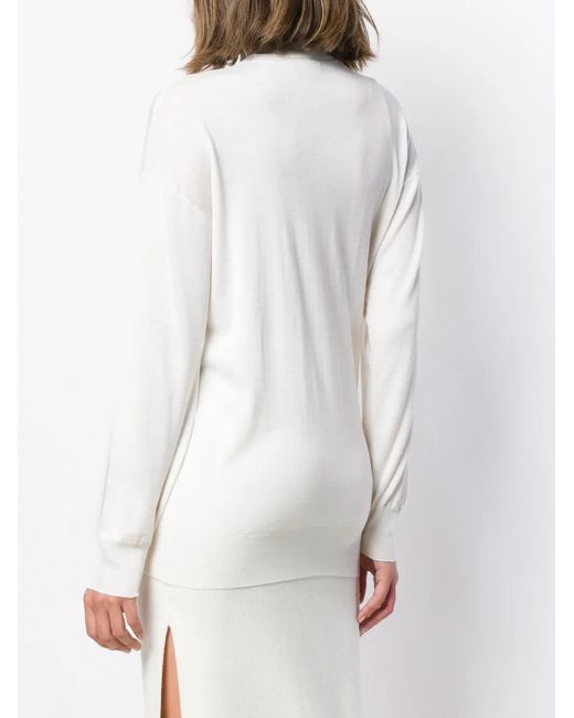 Tom Ford White Turtleneck Jumper