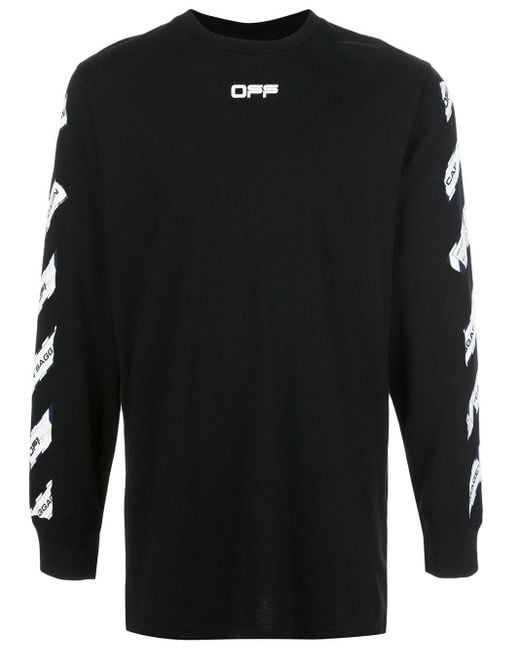 Off-White c/o Virgil Abloh 'Cabin Baggage' Sweatshirt in Black für Herren