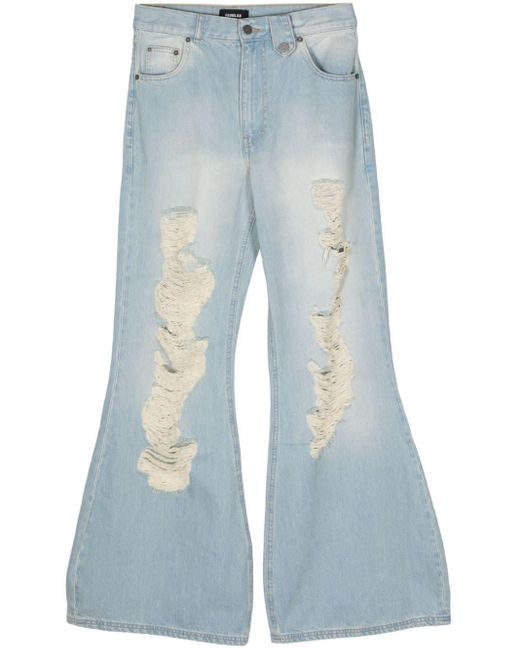 Egonlab Blue Atomic Flared Jeans for men