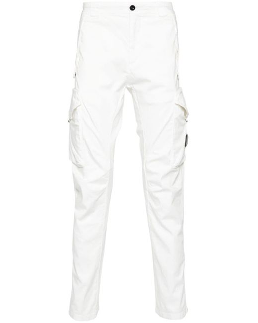 Pantalones cargo ajustados C P Company de hombre de color White