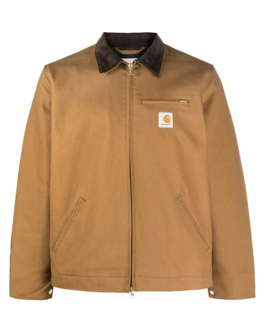Giacca Detroit Con Collo A Contrasto di Carhartt in Brown