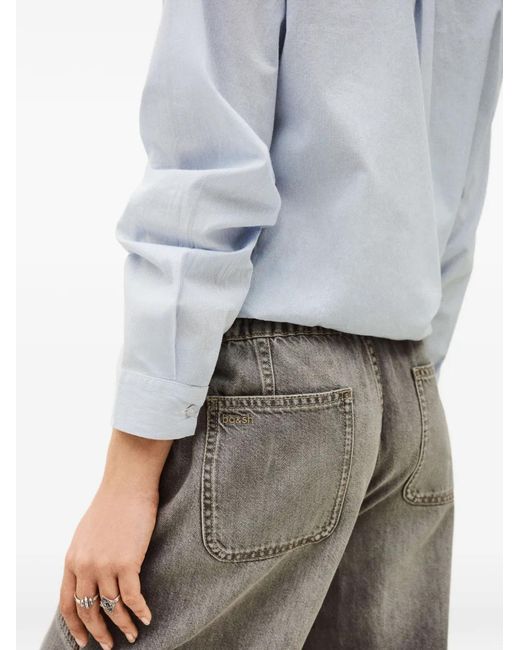 Ba&sh Gray Drawstring Trousers
