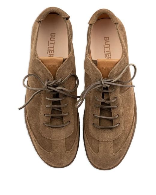 Buttero Brown Suede Sneakers for men
