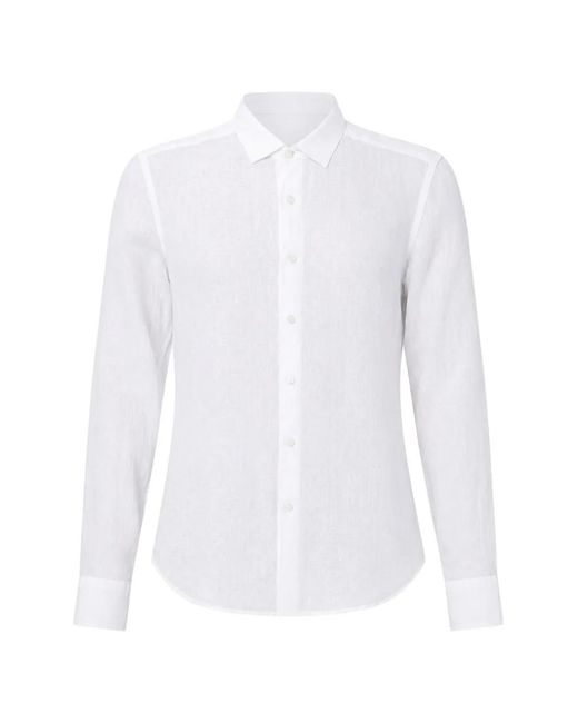 Tintoria Mattei 954 White Long-Sleeve Shirt for men