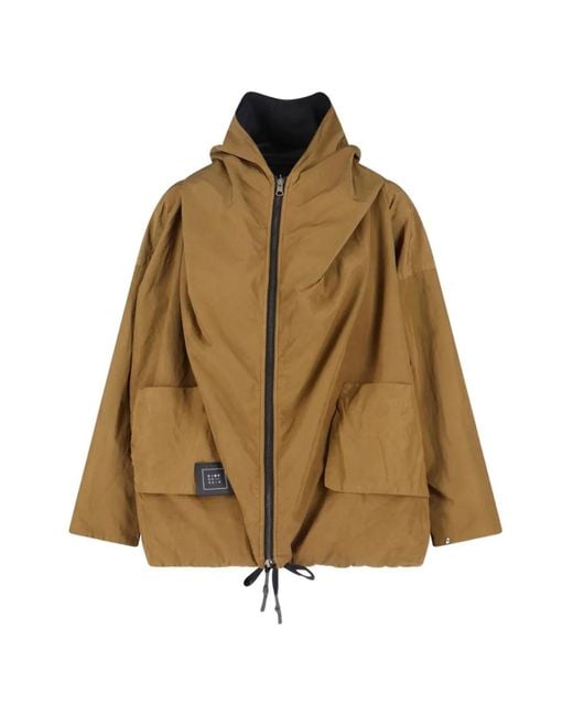 KIMO NO-RAIN Brown Zip Jacket