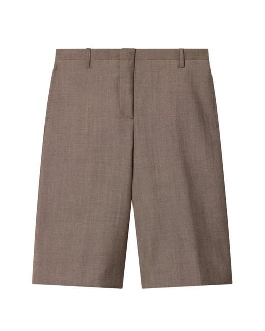 Paul Smith Gray Concealed-Fastening Tailored Shorts