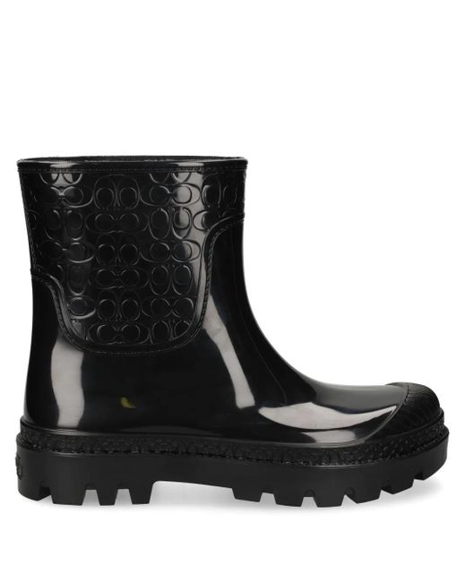 COACH Black Millie Boots