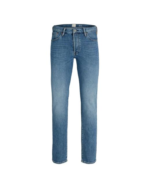 R.D.D. by Jack & Jones Blue Faded-Effect Jeans for men