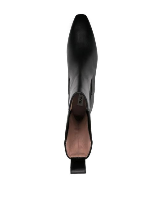 Bally Black 40Mm Logo-Plaque Boots