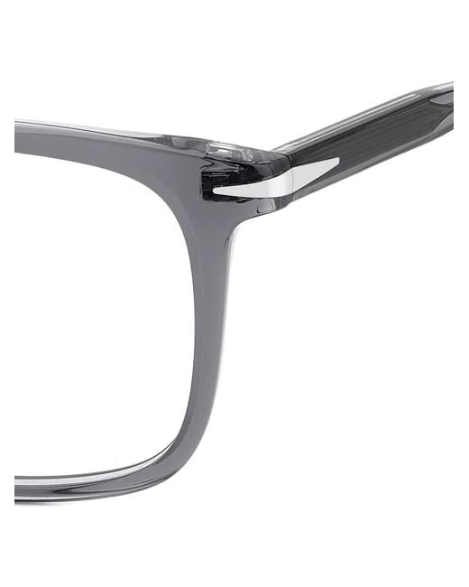 David Beckham Gray Square-Frame Glasses