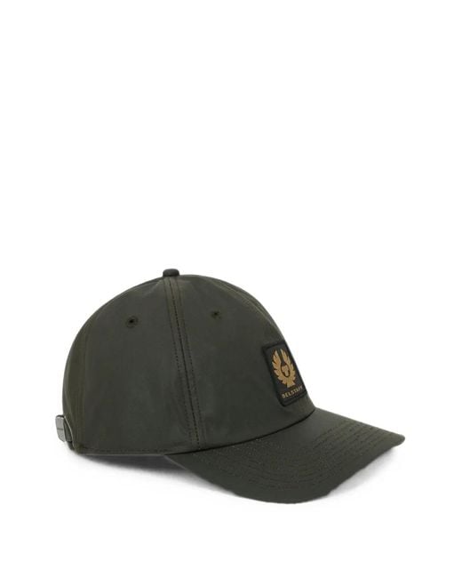 Belstaff Black Phoenix-Patch Baseball Cap for men