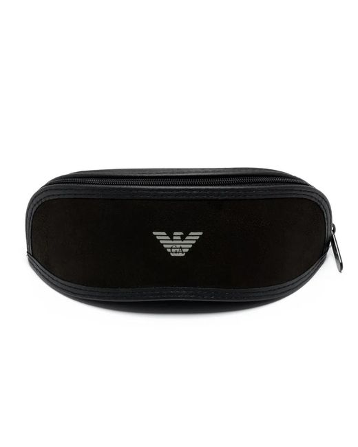 Emporio Armani Green Rectangle-Frame Sunglasses for men