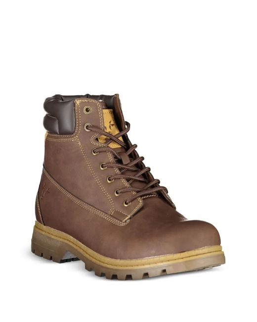 Carrera Brown Panelled Boots for men