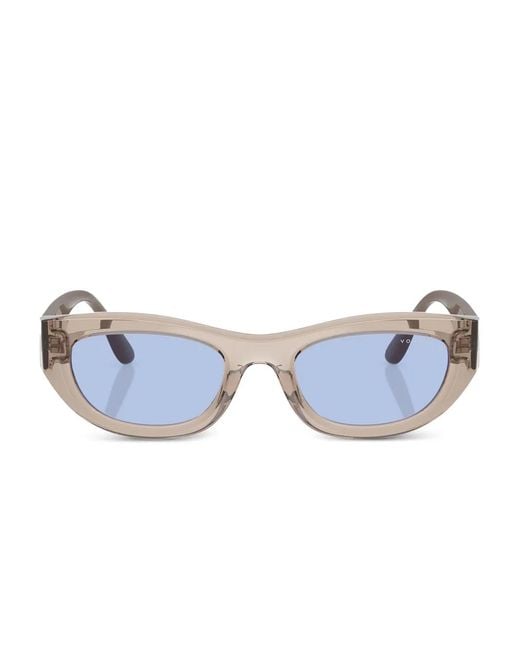 Vogue Eyewear Blue Cat-Eye Sunglasses