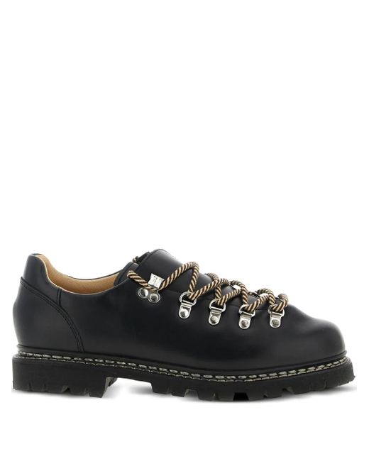 Paraboot Black Clusaz Rounded Toe Boots for men
