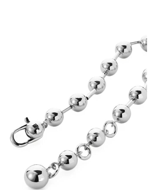 Jenny Bird White Celeste Bead-Chain Bracelet