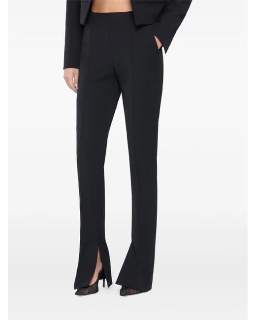 Genny Black Split Trousers