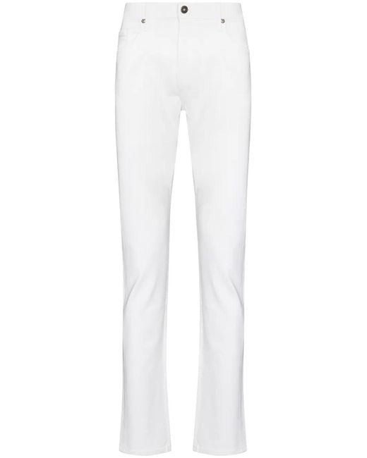 PAIGE White Federal Slim-Cut Jeans for men