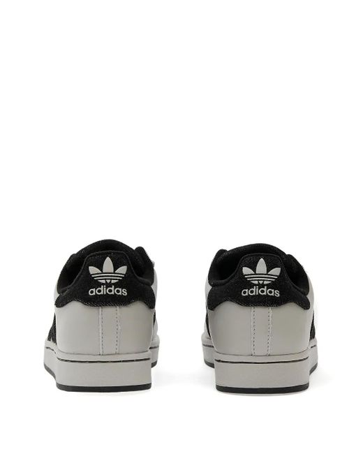 Adidas Brown Superstar Ii Three-Stripes Low-Top Sneakers for men