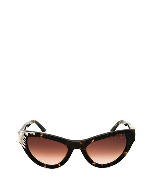 MARCIANO BY GUESS Brown Lunettes De Soleil À Monture Papillon