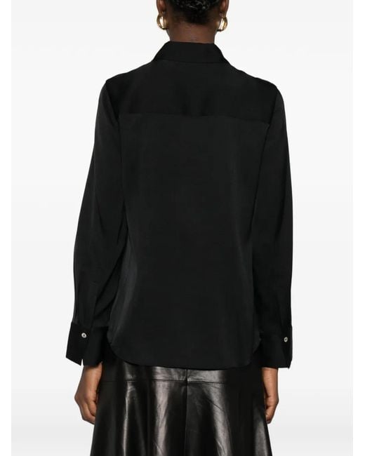 Vince Black Button-Up Shirt